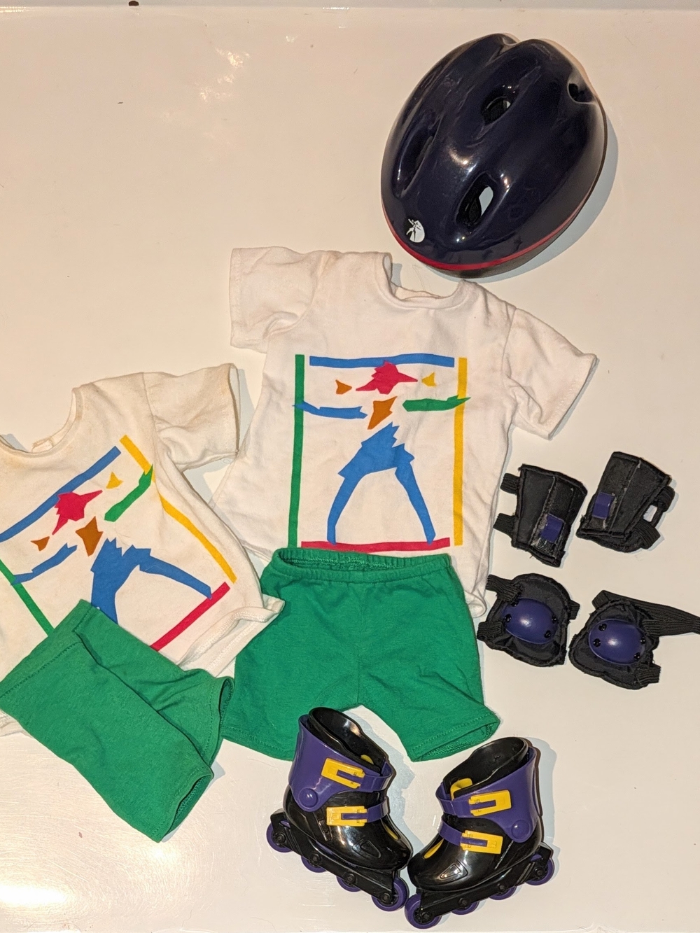 American Girl Pleasant Company In Line Gear Roller Blade Set Plus FREE Set